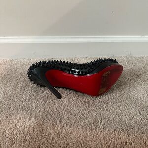 Christian Louboutin Black Heels with Red Soles